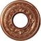 Ekena Millwork Baltimore PVC Medallion (Canopies up to 4 1/4"), 10"OD x 3 1/2"ID x 3/4"P, Bright Coat Copper CMP10BABCO - alternate 1